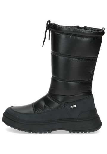 Stiefel Caprice Stiefel Lederimitat/Textil Schwarz Warmfutter