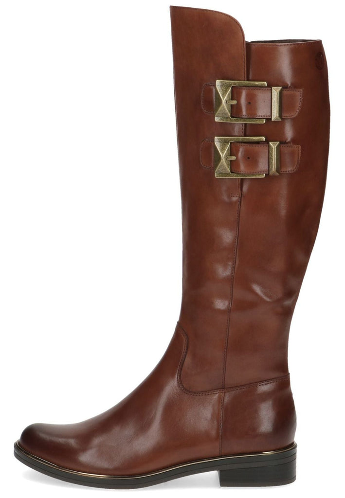 Caprice Stiefel Leder Cognac