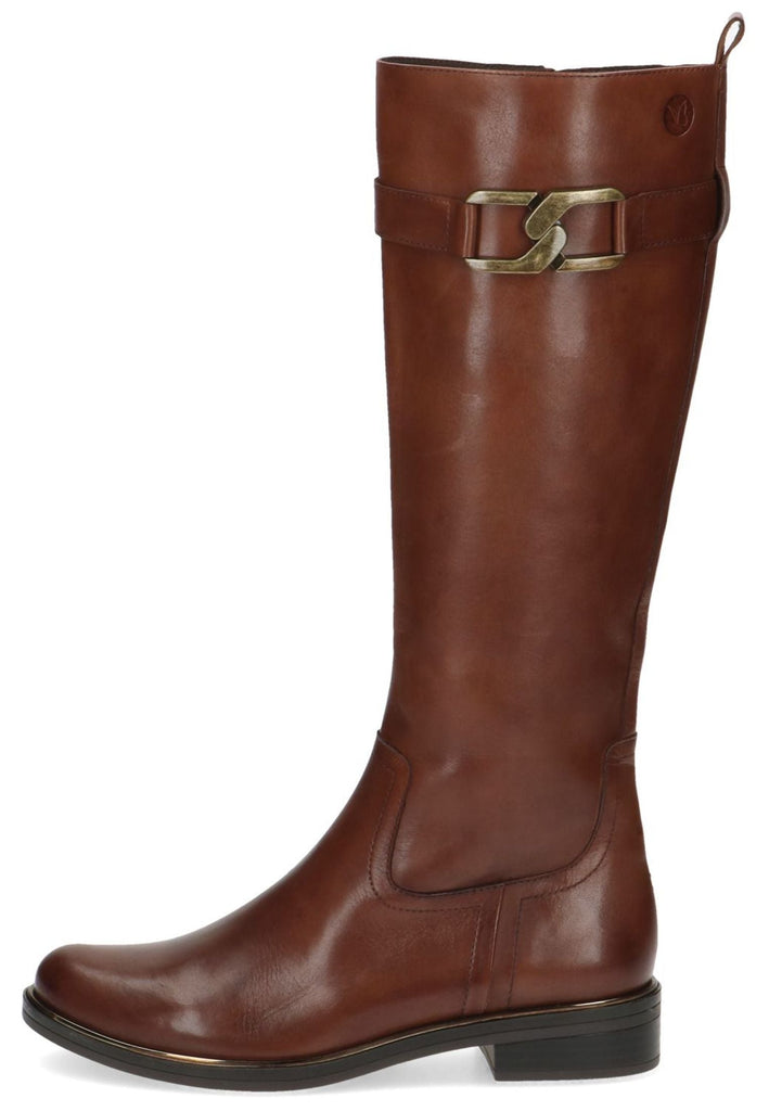 Caprice Stiefel Leder Cognac