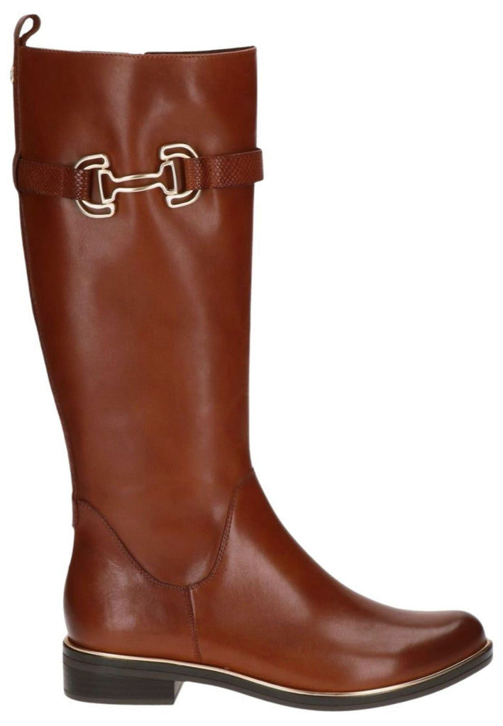 Caprice Stiefel Leder Cognac