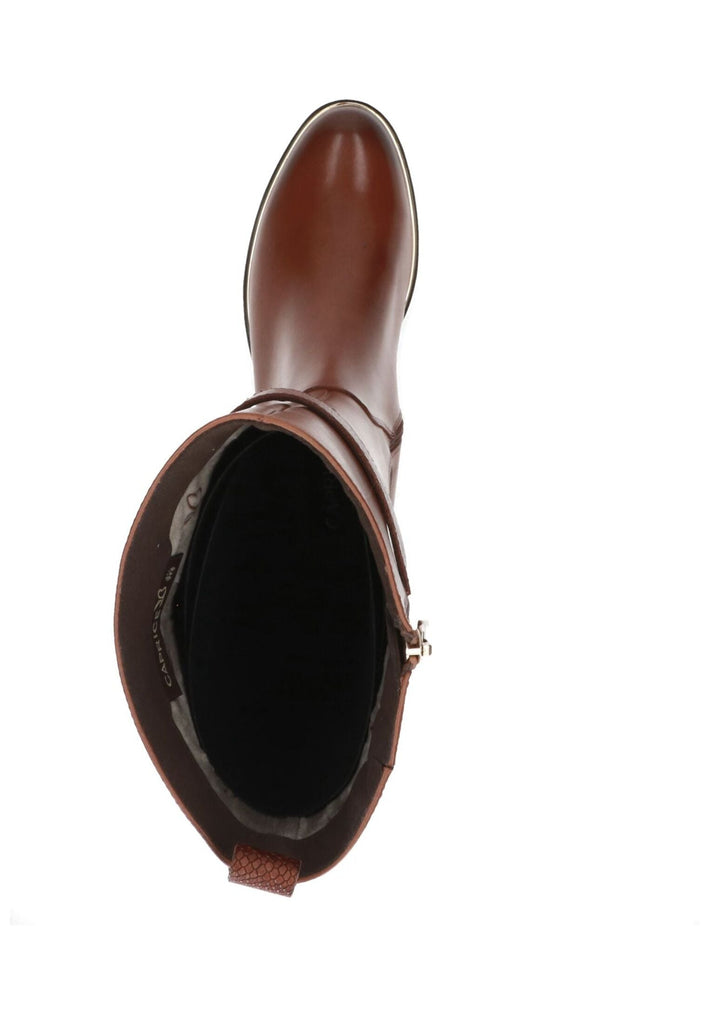 Caprice Stiefel Leder Cognac