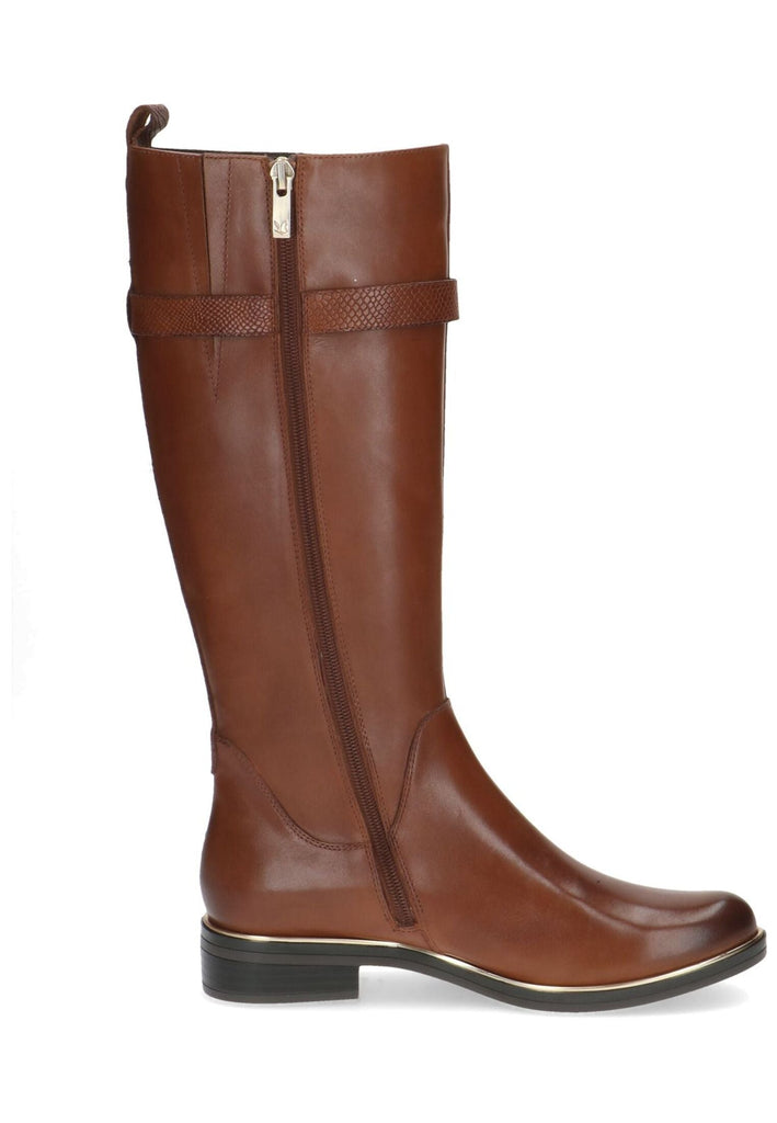 Caprice Stiefel Leder Cognac