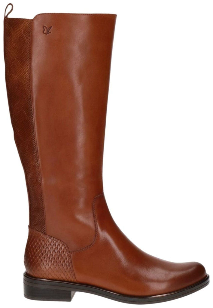 Caprice Stiefel Leder Cognac