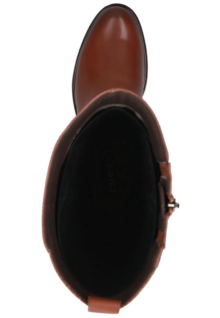 Caprice Stiefel Leder Cognac