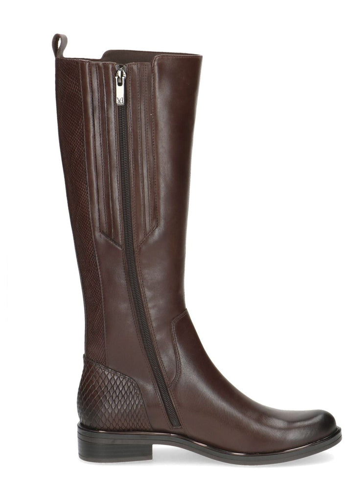 Caprice Stiefel Leder Dunkelbraun