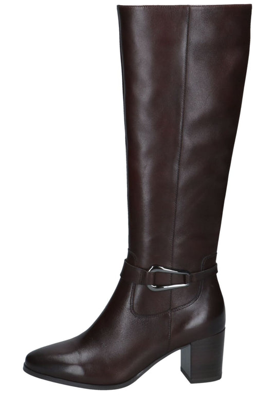Caprice Stiefel Leder Dunkelbraun
