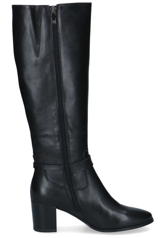 Caprice Stiefel Leder Schwarz