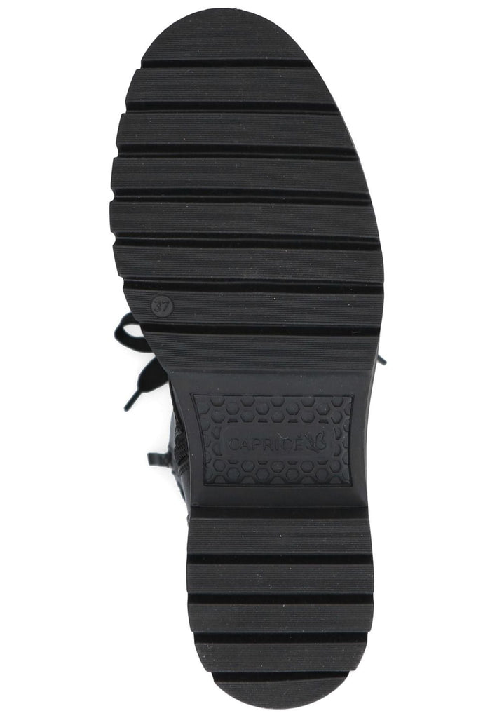 Caprice Stiefel Leder Schwarz Kombi