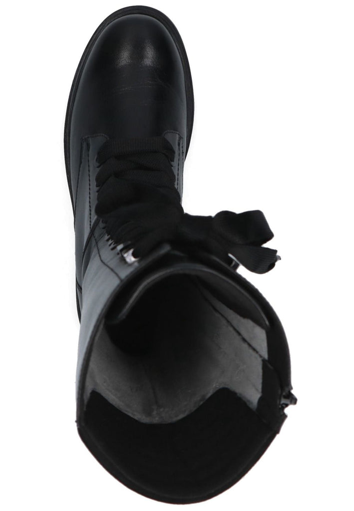 Caprice Stiefel Leder Schwarz Kombi