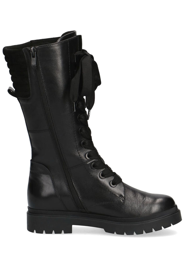 Caprice Stiefel Leder Schwarz Kombi