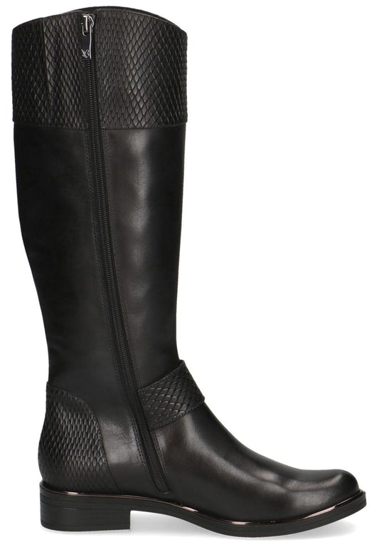 Caprice Stiefel Leder Schwarz Warmfutter