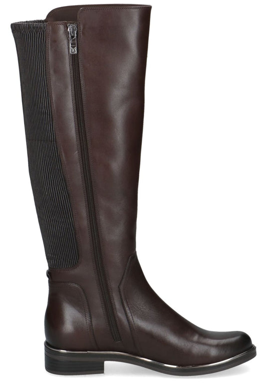 Caprice Stiefel Leder/Synthetik Dunkelbraun