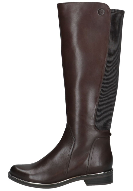 Caprice Stiefel Leder/Synthetik Dunkelbraun