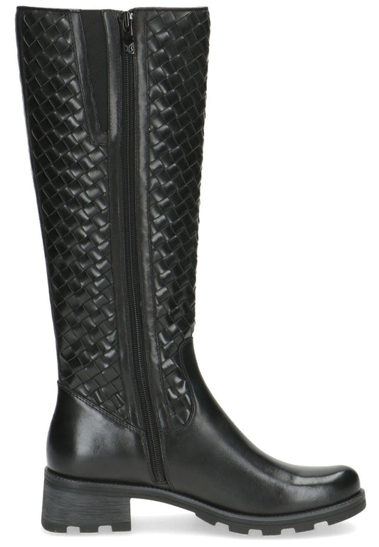 Caprice Stiefel Leder/Synthetik Schwarz