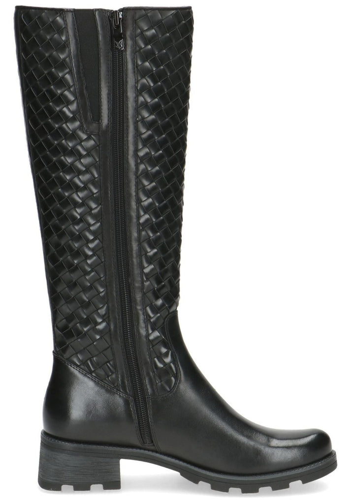 Caprice Stiefel Leder/Synthetik Schwarz