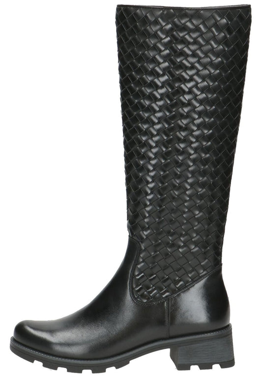 Caprice Stiefel Leder/Synthetik Schwarz