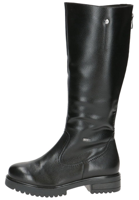 Caprice Stiefel Leder/Synthetik Schwarz Warmfutter