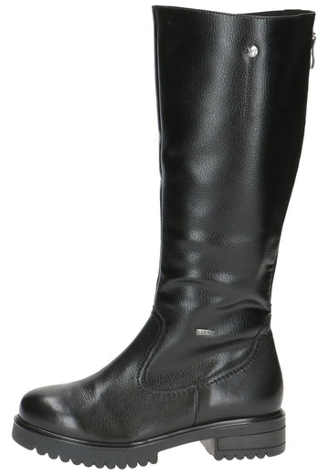 Caprice Stiefel Leder/Synthetik Schwarz Warmfutter
