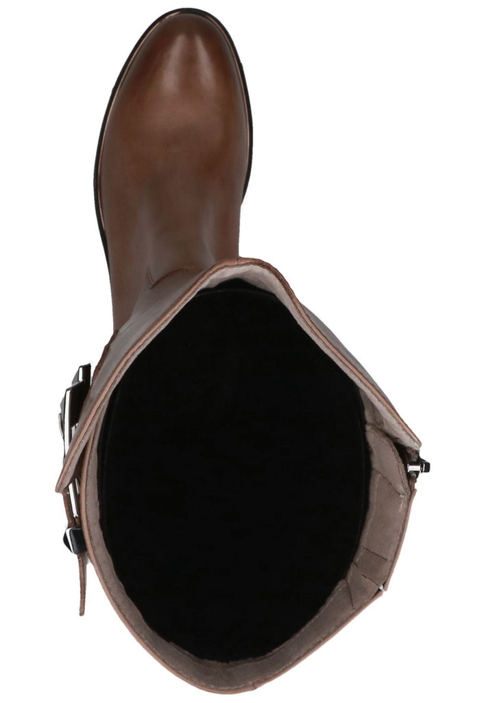 Caprice Stiefel Leder Taupe