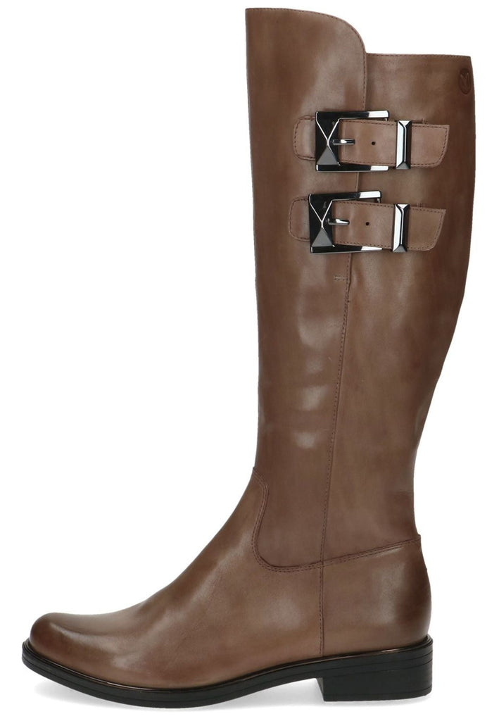 Caprice Stiefel Leder Taupe