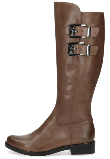 Caprice Stiefel Leder Taupe