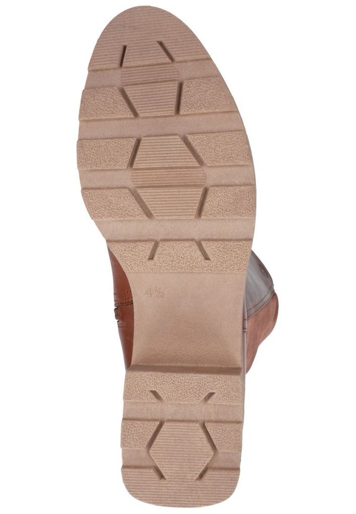 Caprice Stiefel Leder/Textil Cognac Warmfutter