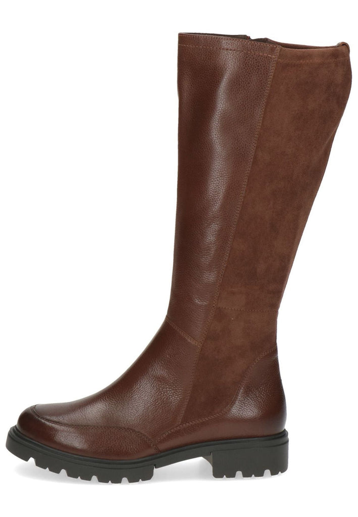 Caprice Stiefel Leder/Textil Nut