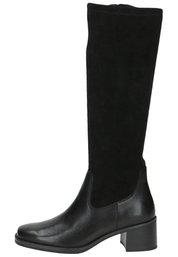 Caprice Stiefel Leder/Textil Schwarz