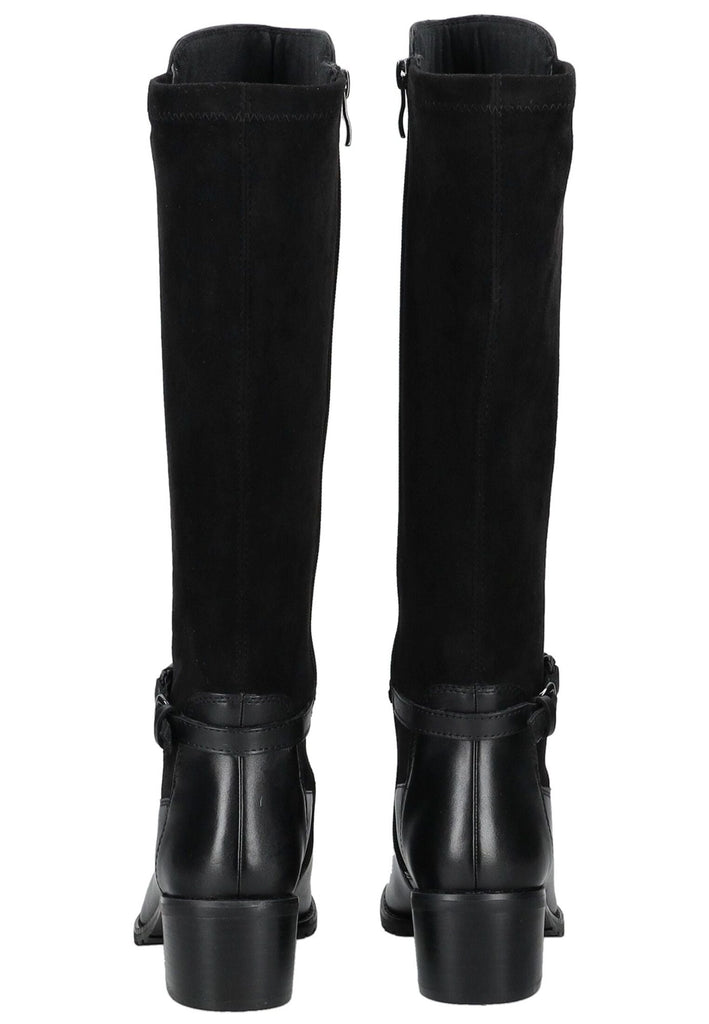 Caprice Stiefel Leder/Textil Schwarz