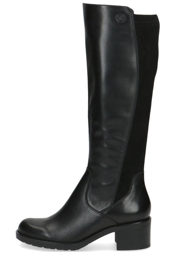 Caprice Stiefel Leder/Textil Schwarz