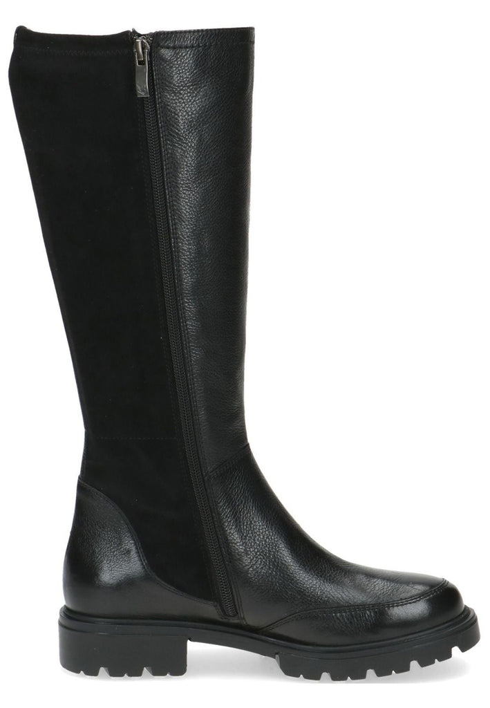 Caprice Stiefel Leder/Textil Schwarz