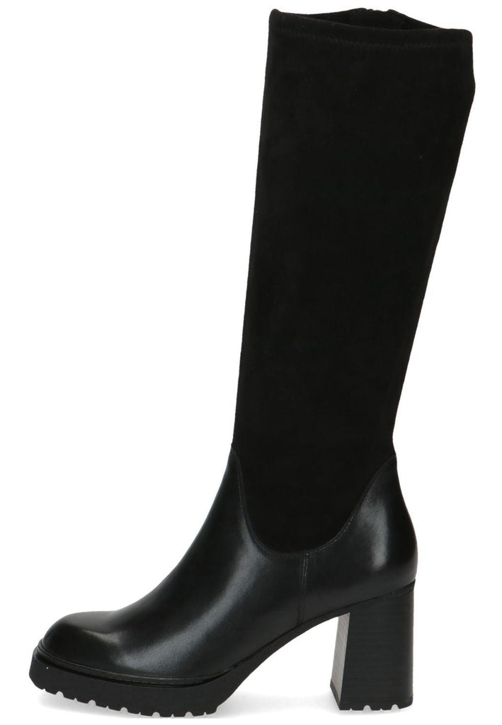 Caprice Stiefel Leder/Textil Schwarz