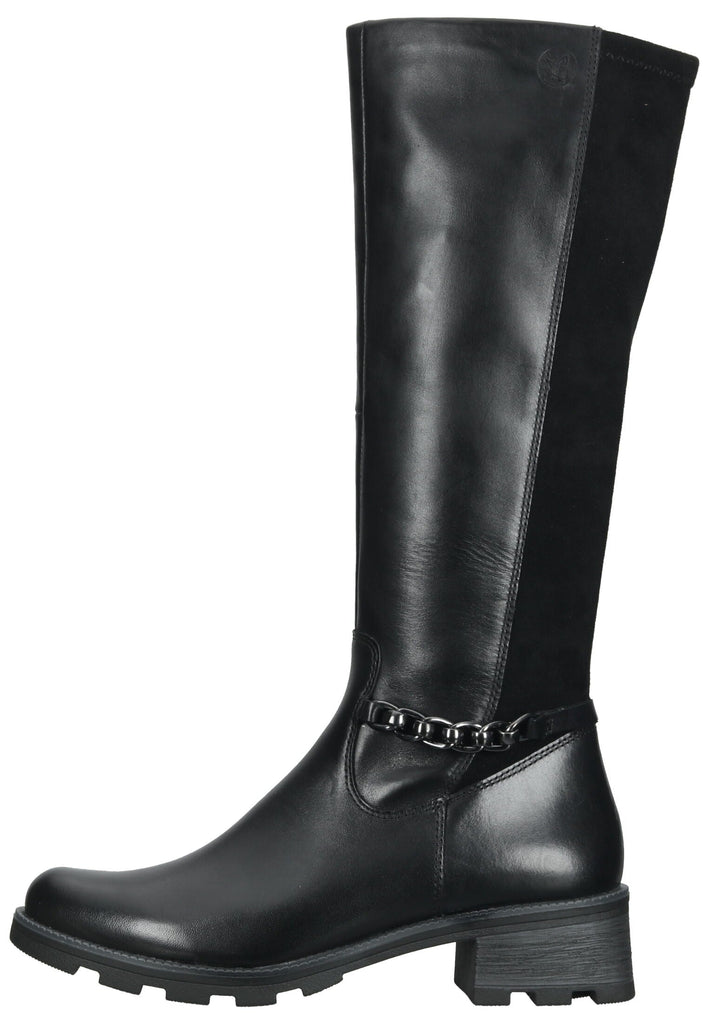 Caprice Stiefel Leder/Textil Schwarz