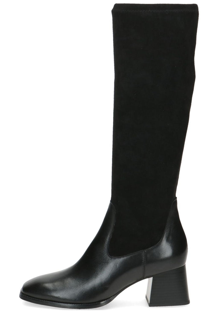 Caprice Stiefel Leder/Textil Schwarz