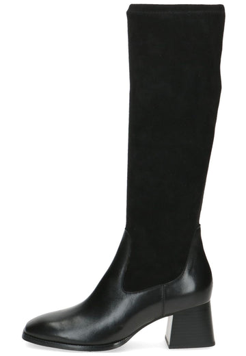 Caprice Stiefel Leder/Textil Schwarz