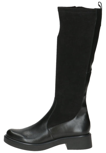 Caprice Stiefel Leder/Textil Schwarz Warmfutter
