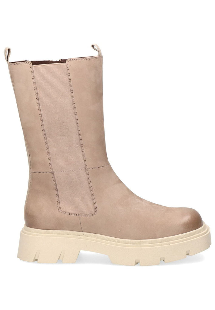 Caprice Stiefel Leder/Textil Taupe
