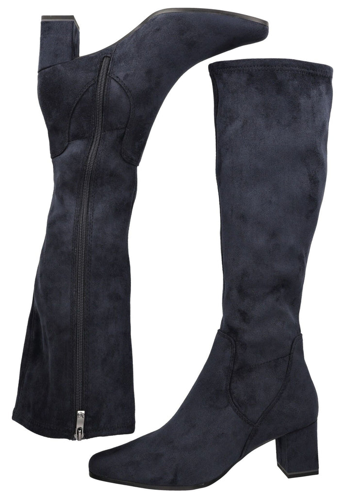 Caprice Stiefel Lederimitat Navy
