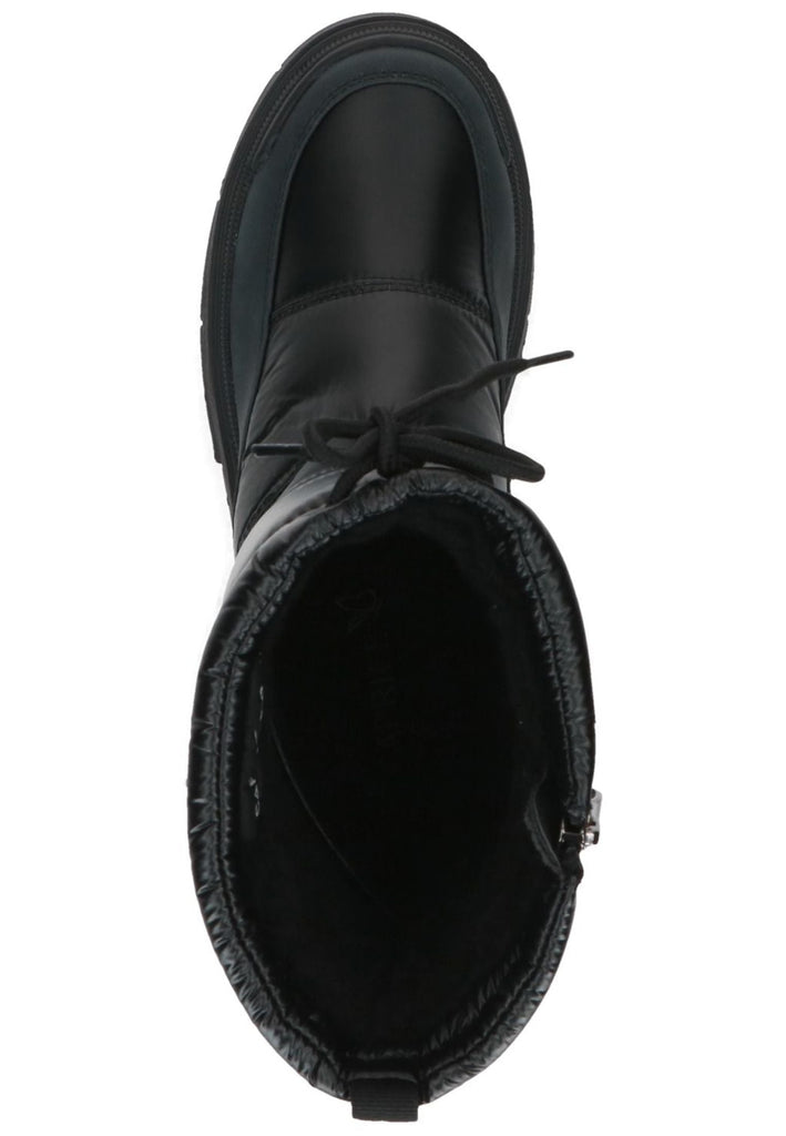 Caprice Stiefel Lederimitat/Textil Schwarz Warmfutter