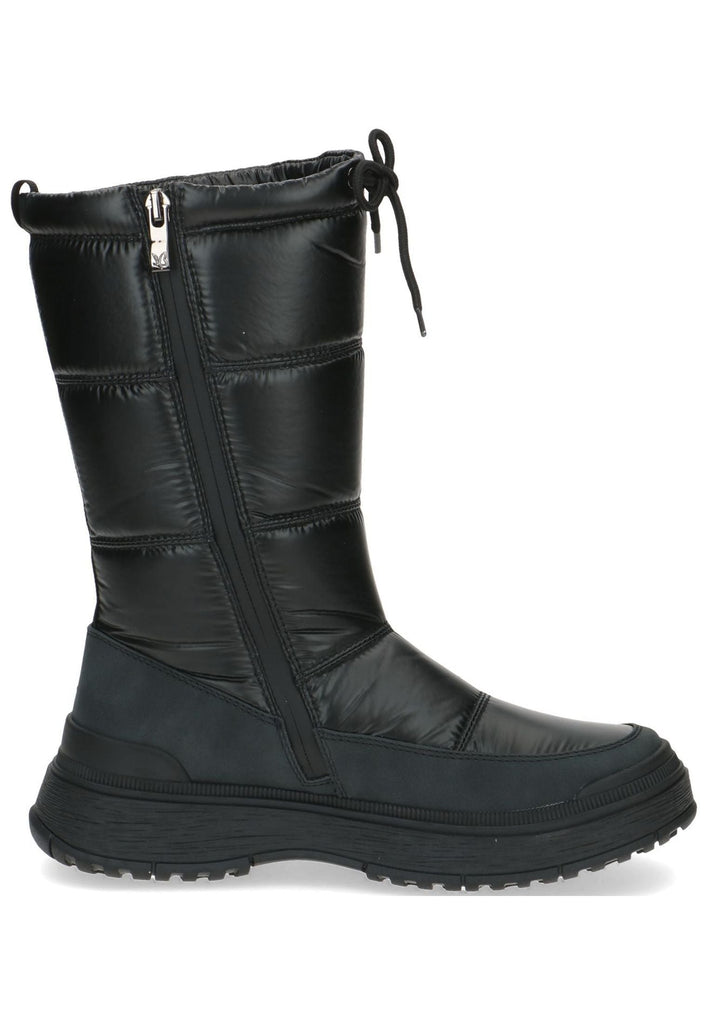 Caprice Stiefel Lederimitat/Textil Schwarz Warmfutter