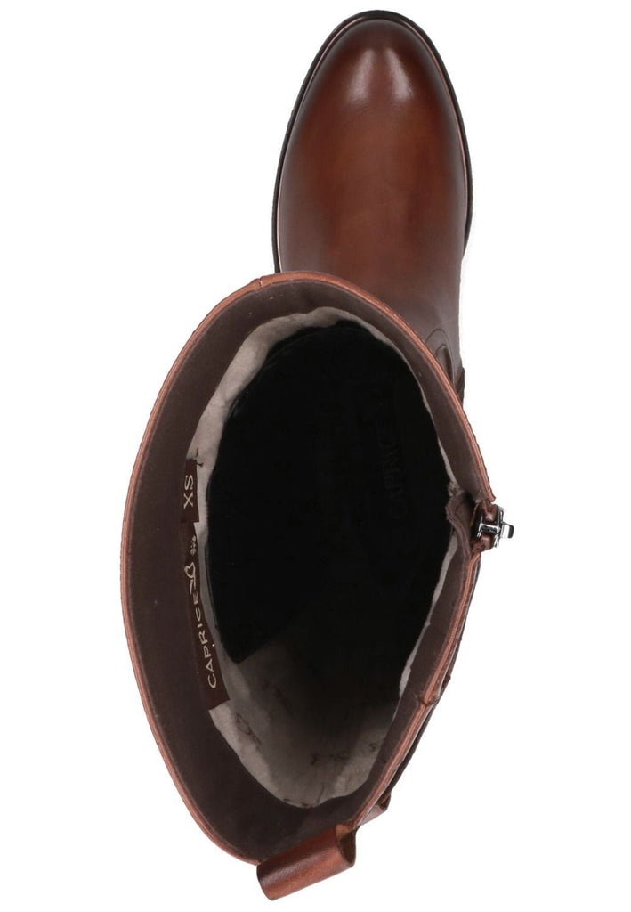 Caprice Stiefel Nappaleder Cognac Warmfutter