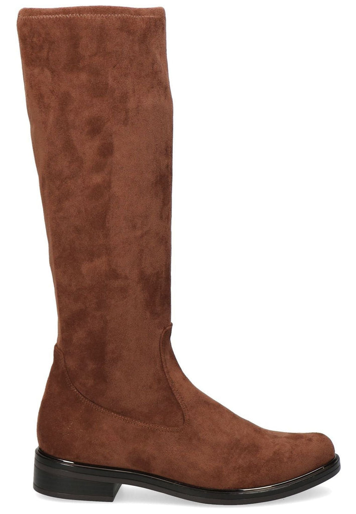 Caprice Stiefel Textil Cognac