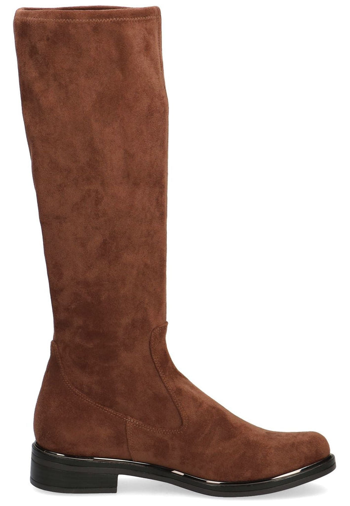 Caprice Stiefel Textil Cognac
