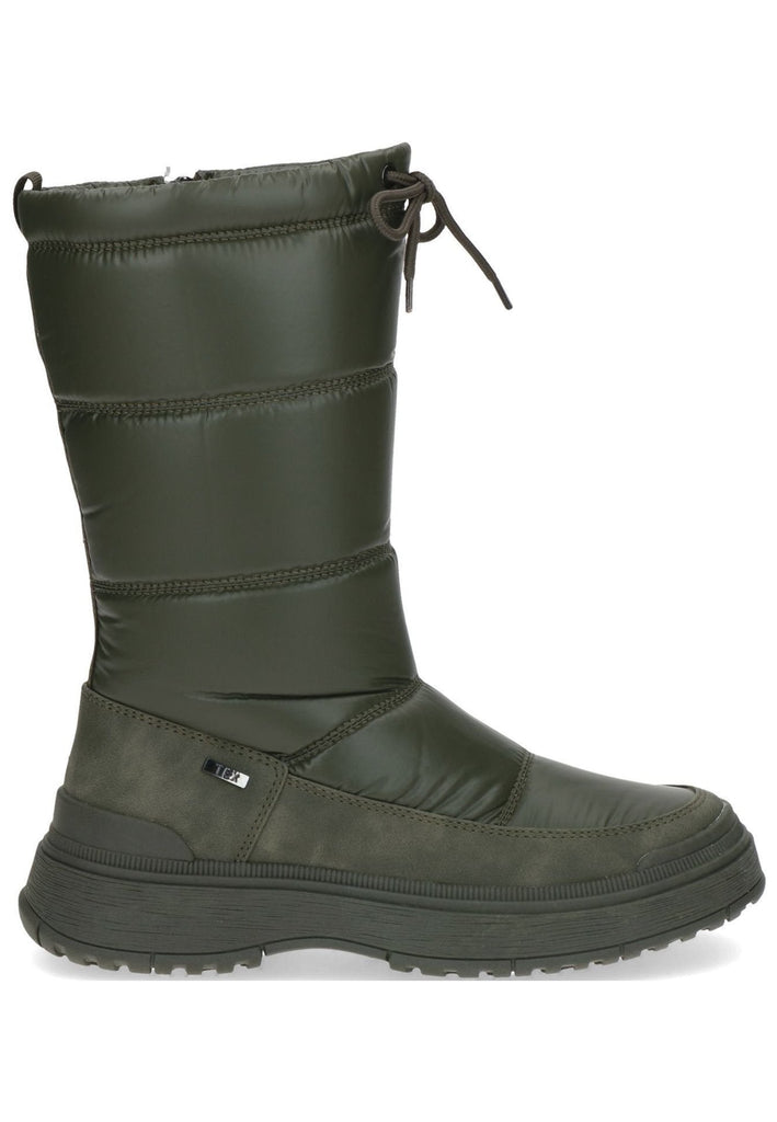 Caprice Stiefel Textil Khaki Warmfutter