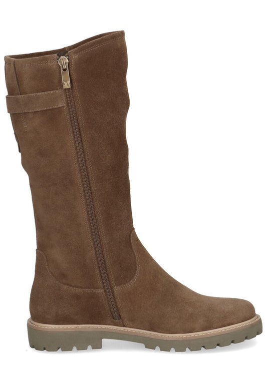 Caprice Stiefel Veloursleder Braun