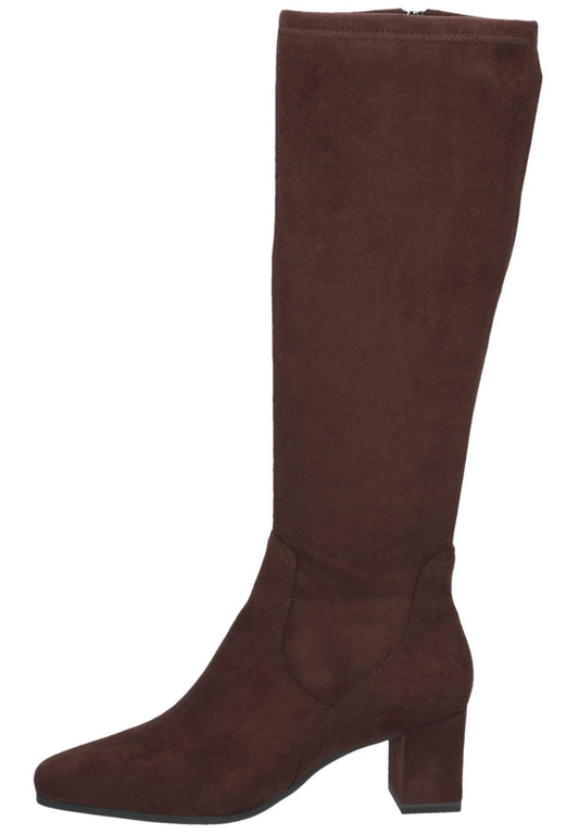 Caprice Stiefel Veloursleder Dunkelbraun