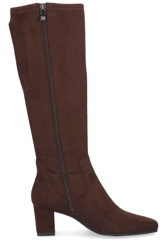 Caprice Stiefel Veloursleder Dunkelbraun
