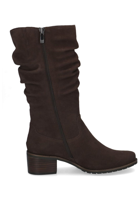 Caprice Stiefel Veloursleder Dunkelbraun