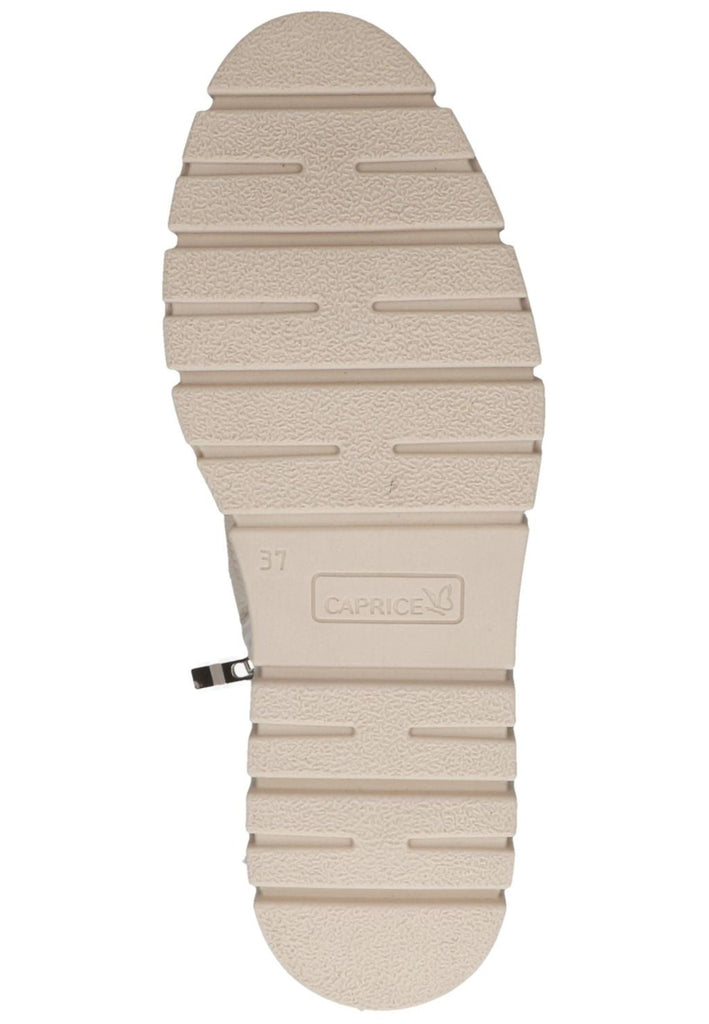 Caprice Stiefelette Leder Beige Warmfutter