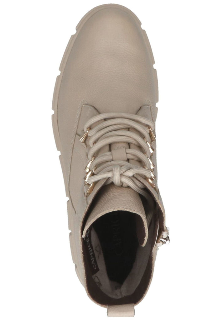 Caprice Stiefelette Leder Beige Warmfutter